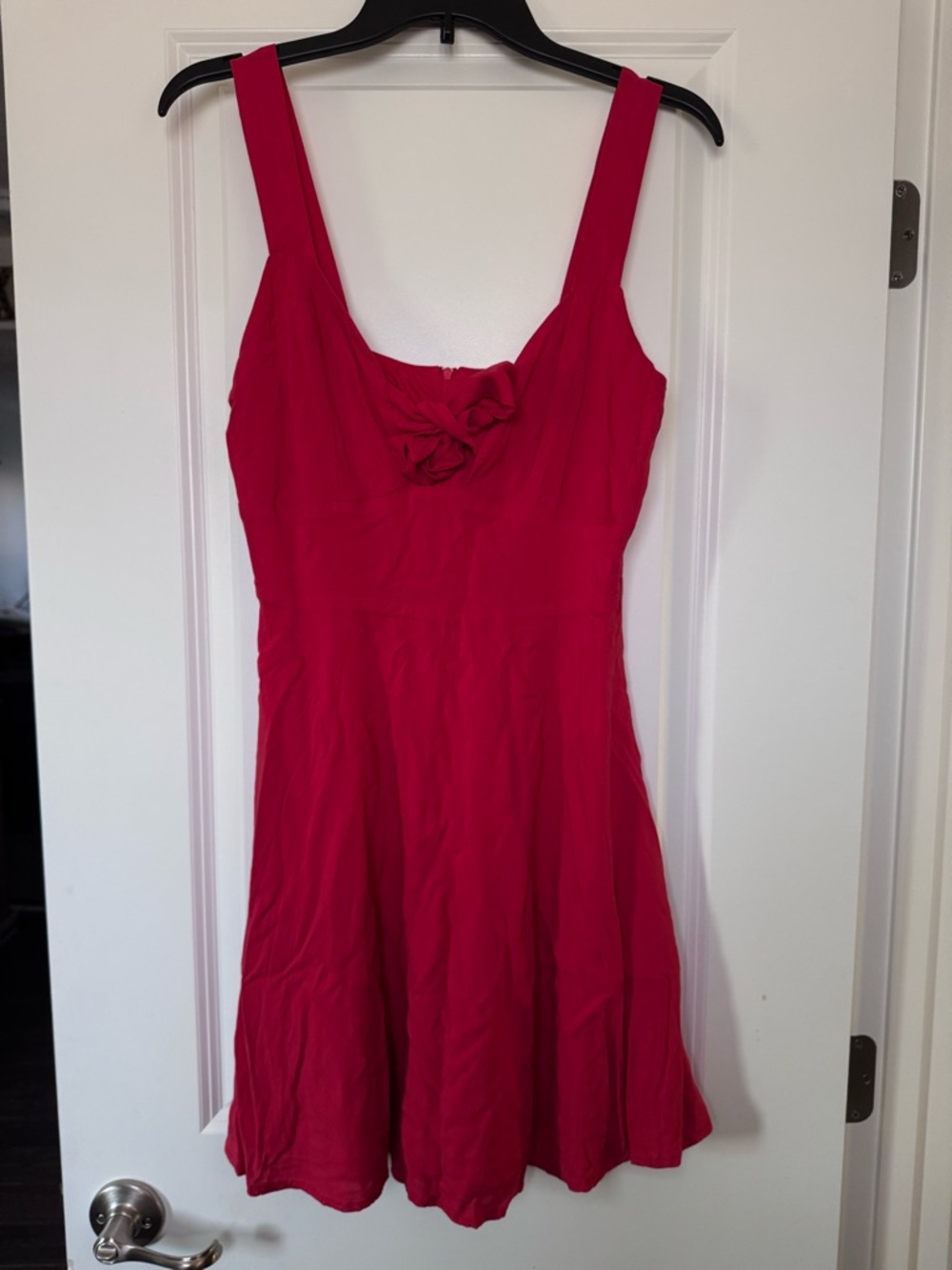 Women's Sleeveless red mini dress